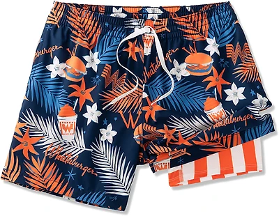 Chubbies Men's The Whata Palms Classic Lined Swim Trunks 5.5