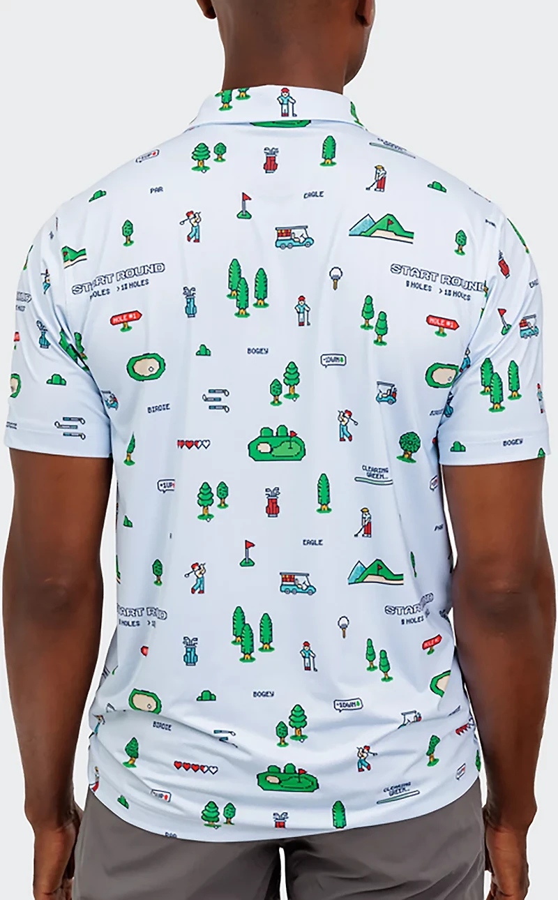 Waggle Golf Men's Super Bros Polo Shirt