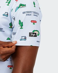 Waggle Golf Men's Super Bros Polo Shirt