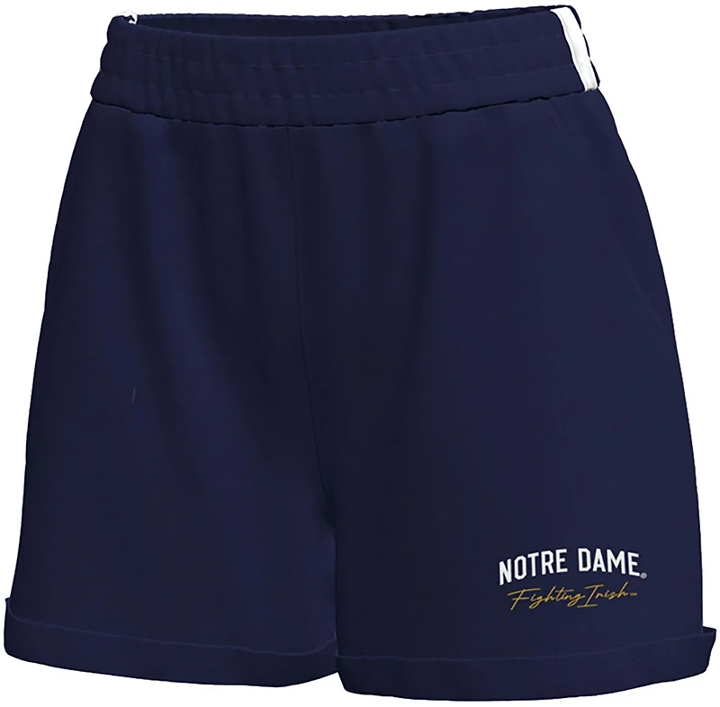 Under Armour Women’s University of Notre Dame School Script Gameday Double Knit Shorts 4