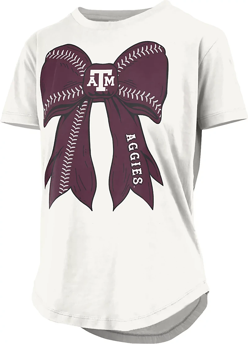 Pressbox Women's Texas A&M University Big Bow Irvine Top