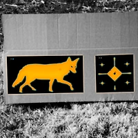 EZ Aim Adhesive 6 in Thermal Sight Grid Target