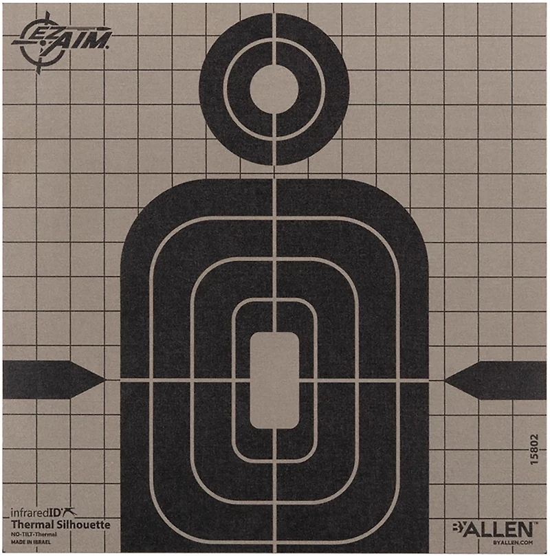 EZ Aim Adhesive 8 in Thermal Silhouette Target