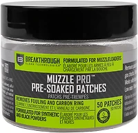 Breakthrough Muzzle Pro Round Pre-Soaked Cleaning Patches 50-Pack