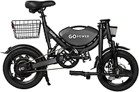 Gopowerbike Men's GoDash Compact Folding Mini 14" Electric Bike