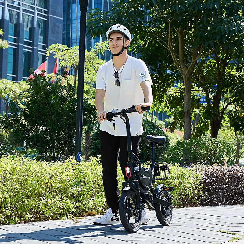 Gopowerbike Men's GoDash Compact Folding Mini 14" Electric Bike