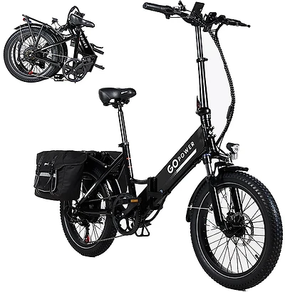 Gopowerbike Men's GoPlus Folding 7-Speed 20" Electric Bike