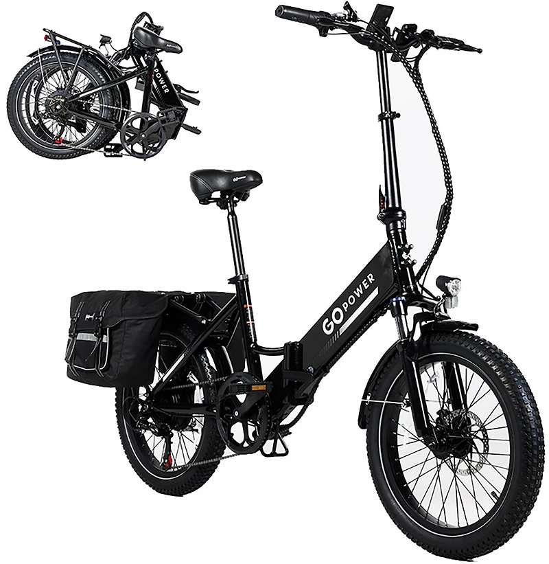 Gopowerbike Men's GoPlus Folding 7-Speed 20" Electric Bike