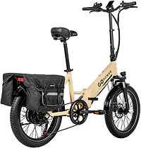 Gopowerbike Men's GoPlus Folding 7-Speed 20" Electric Bike
