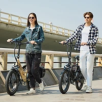 Gopowerbike Men's GoPlus Folding 7-Speed 20" Electric Bike