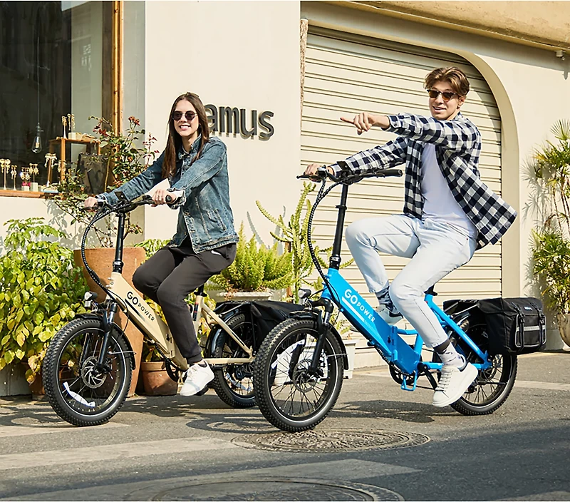 Gopowerbike Men's GoPlus Folding 7-Speed 20" Electric Bike
