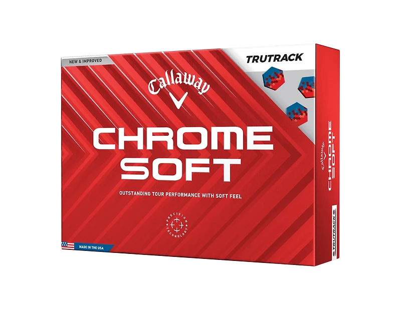 Callaway 2024 Chrome Soft TruTrack Golf Balls 12-Pack