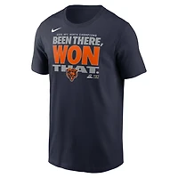 Nike Men's Chicago Bears 2025-2026 NFL Division Champions Trophy Collection Locker Room Short Sleeve T-Shirt