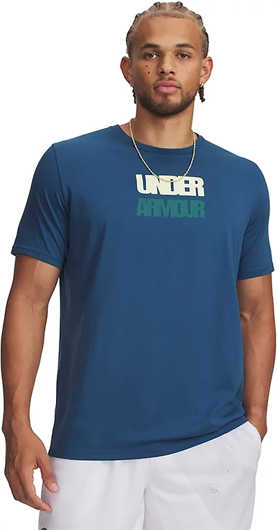 Under Armour Men's Block Logo Short Sleeve T-shirt