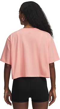 Under Armour Women's Script Heart Crop Graphic T-shirt