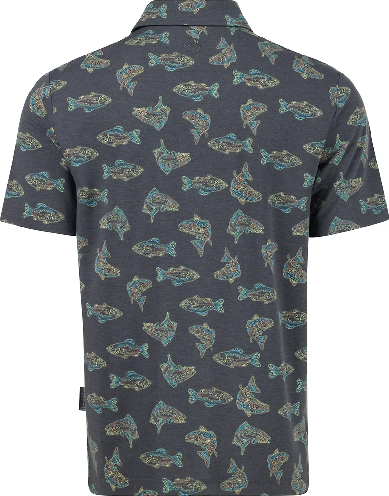Magellan Outdoors Men's Pro Jacob Wheeler Angler Printed Polo Shirt
