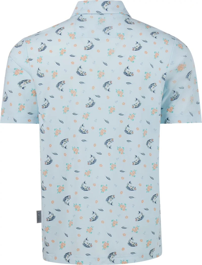 Magellan Outdoors Men's Pro Jacob Wheeler Angler Printed Polo Shirt