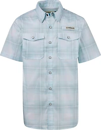 Magellan Boys' Pecos River Plaid Short Sleeve Shirt