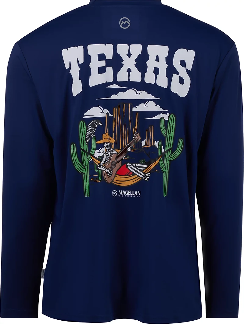 Magellan Outdoors Men's Local State Texas Graphic Crew Long Sleeve T-shirt