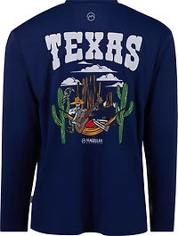 Magellan Outdoors Men's Local State Texas Graphic Crew Long Sleeve T-shirt