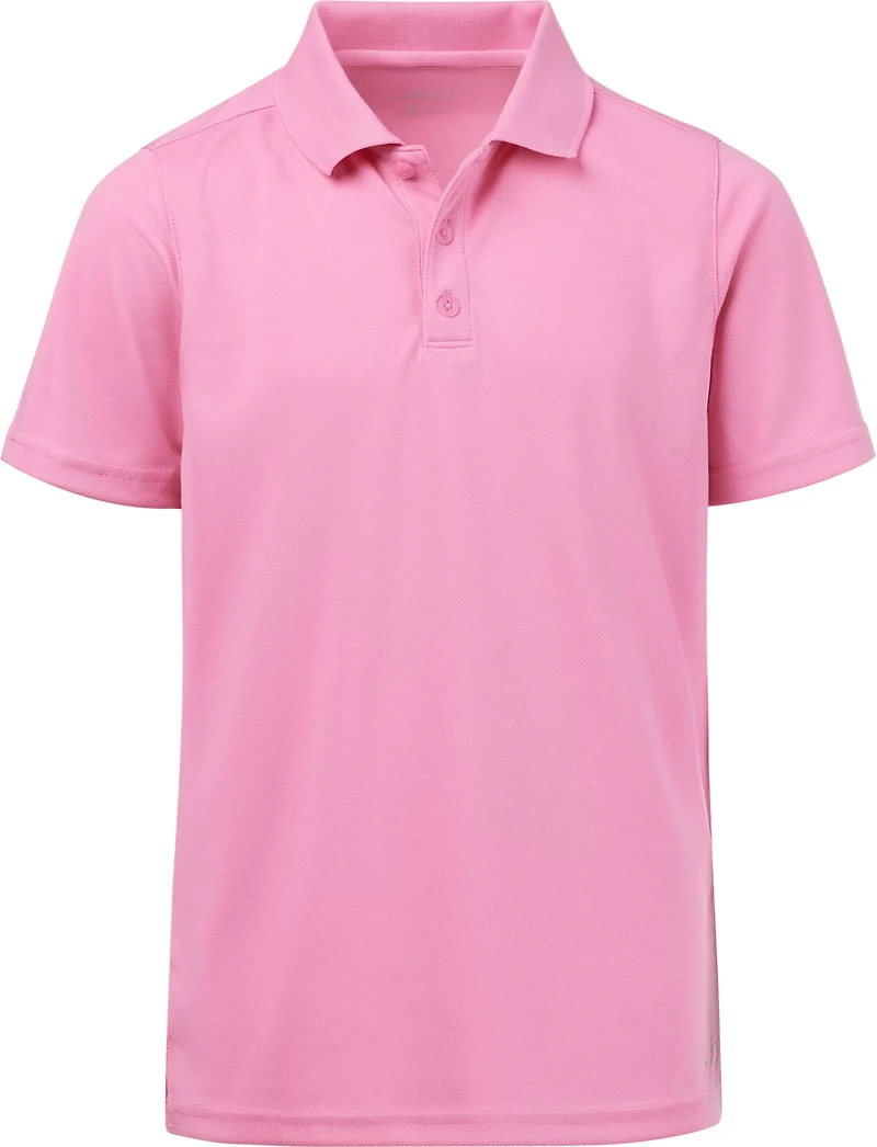 BCG Boys' Training Solid Short Sleeve Polo Shirt