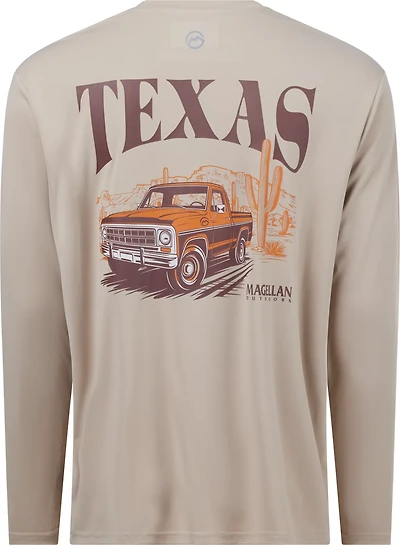 Magellan Outdoors Men's Local State Texas Graphic Crew Long Sleeve T-shirt