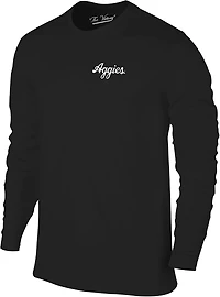 The Victory Men's Texas A&M University School Script Sleeve 2 Hit Long Graphic T-shirt