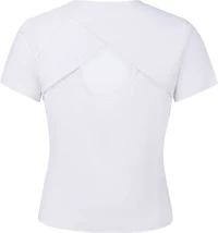 BCG Women's Fitted Key Back Short Sleeve T-shirt