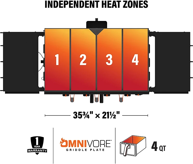 Blackstone Original 36 in Griddle and Air Fryer Combo