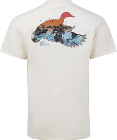 Drake Men's Waterfowl Scenic Fill Duck Graphic T-shirt