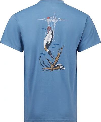 Drake Men's Waterfowl Diving Duck Graphic T-shirt