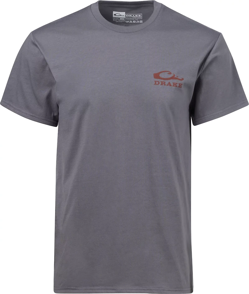 Drake Men's Waterfowl Flying Mallard Graphic T-shirt