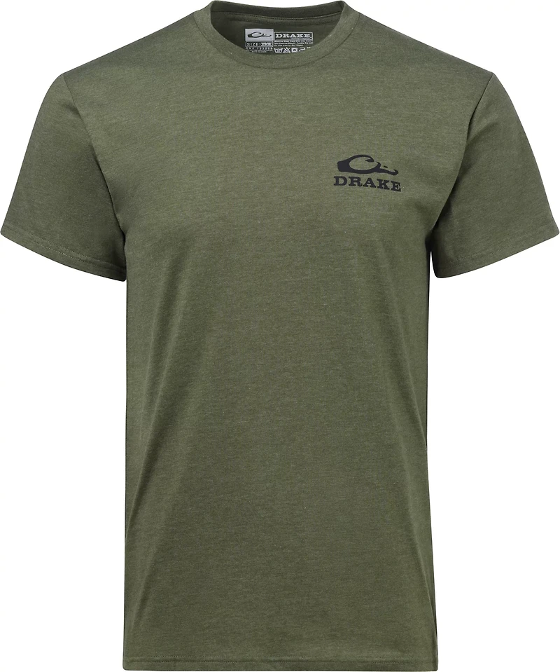 Drake Men's Waterfowl Tree Line Duck Graphic T-shirt