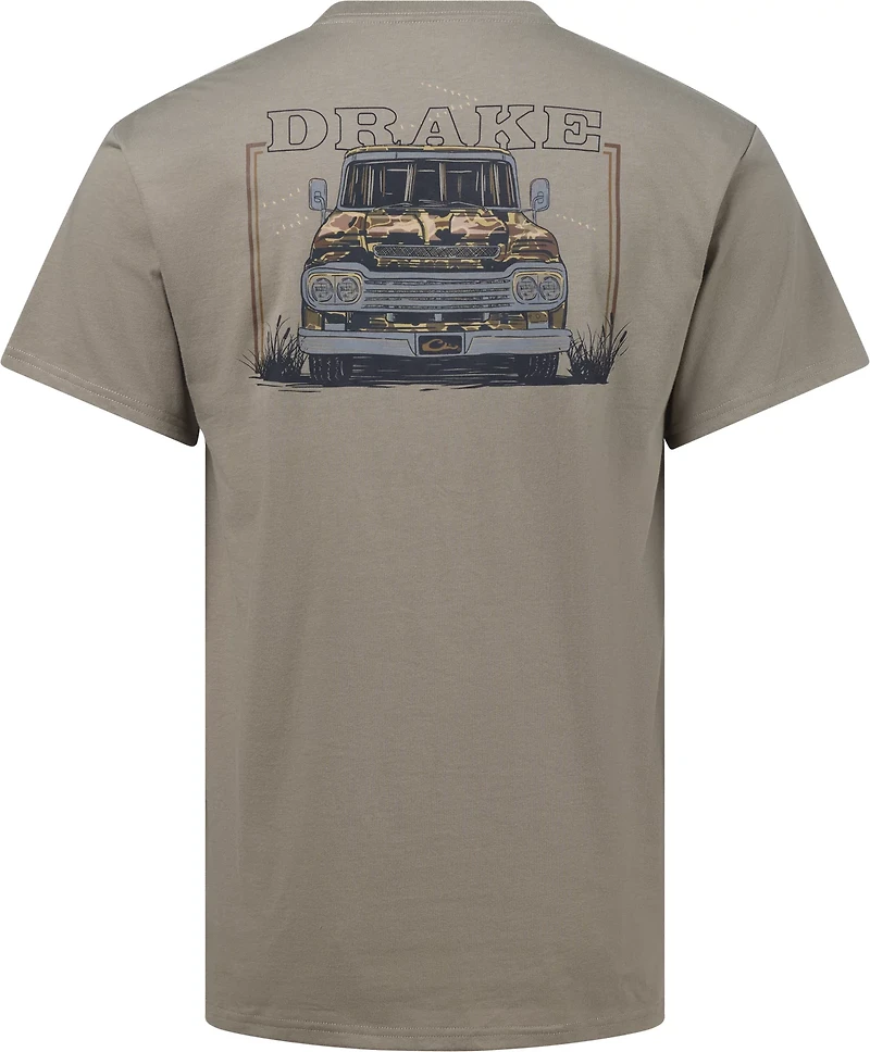 Drake Men's Waterfowl Camo Truck Graphic T-shirt
