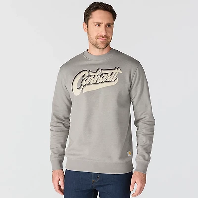Carhartt Men's Sawyer Script Crewneck Sweatshirt