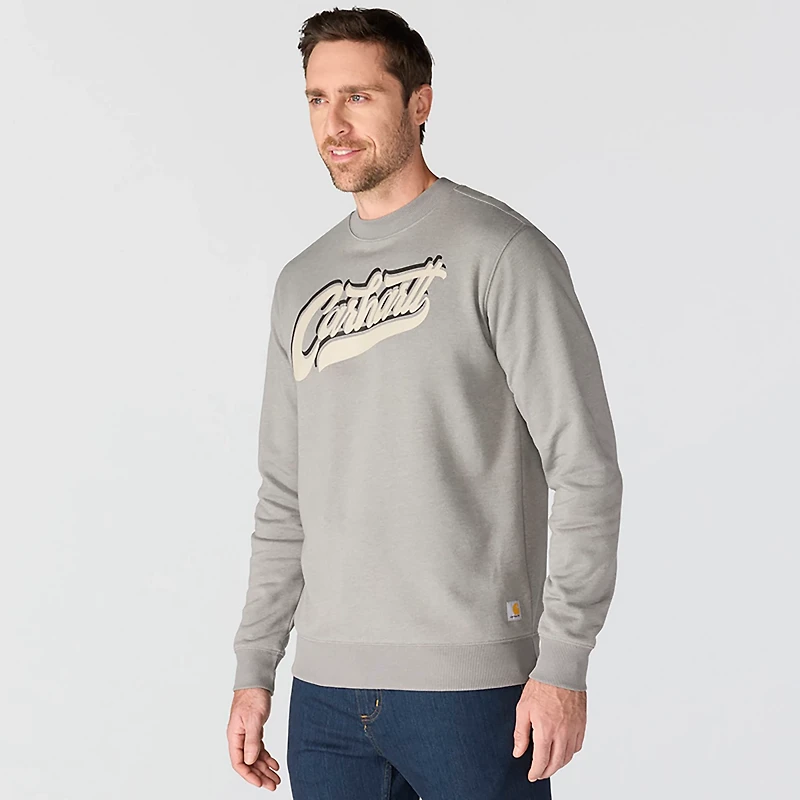 Carhartt Men's Sawyer Script Crewneck Sweatshirt