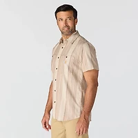 Carhartt Men's Bozeman Relaxed Short Sleeve Striped Shirt