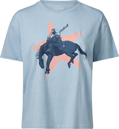 Live Outside the Limits Women's Rodeo Star Oversized T-shirt