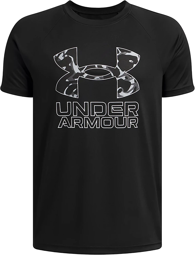 Under Armour Boys' Hybrid Printed Short Sleeve T-shirt