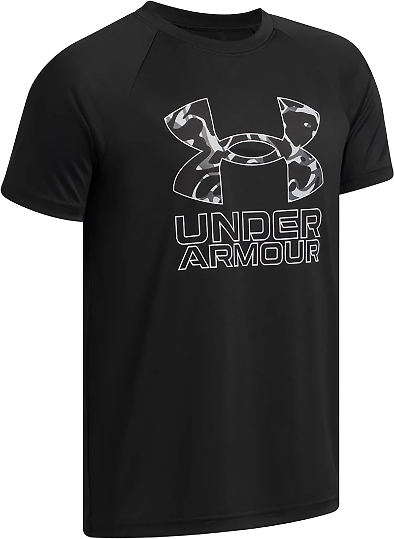 Under Armour Boys' Hybrid Printed Short Sleeve T-shirt