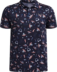 Under Armour Boys' Matchplay Print Polo Shirt