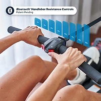 Echelon Row Series Foldable Rowing Machine with Bluetooth Resistance and Device Holder