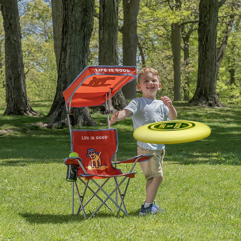 Life is Good Kids' Quad Chair with Canopy
