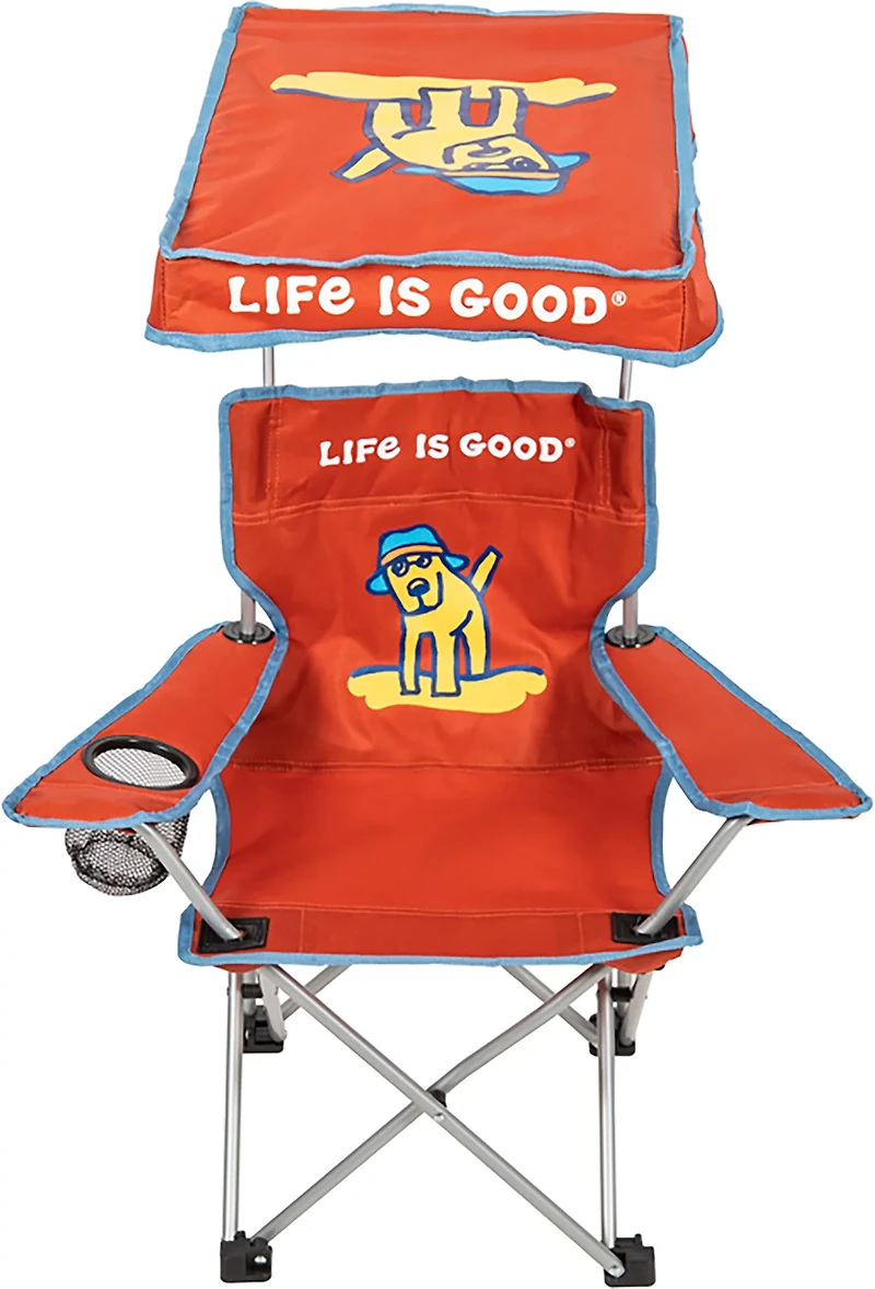 Life is Good Kids' Quad Chair with Canopy