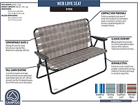 RIO Beach Multi Web Love Seat