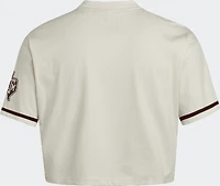 adidas Women's Texas A&M University Cropped Baseball Jersey