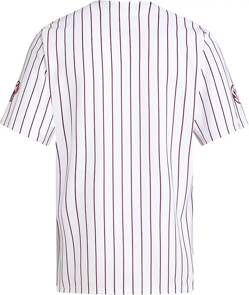adidas Men's Texas A&M University Baseball Replica Stripe Jersey