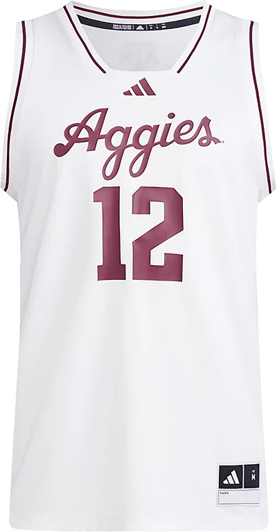 adidas Men's Texas A&M University Swingman Basketball Jersey