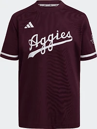 adidas Boys' Texas A&M University Replica Fan Jersey