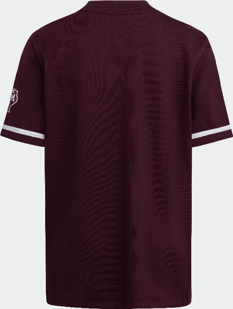 adidas Boys' Texas A&M University Replica Fan Jersey